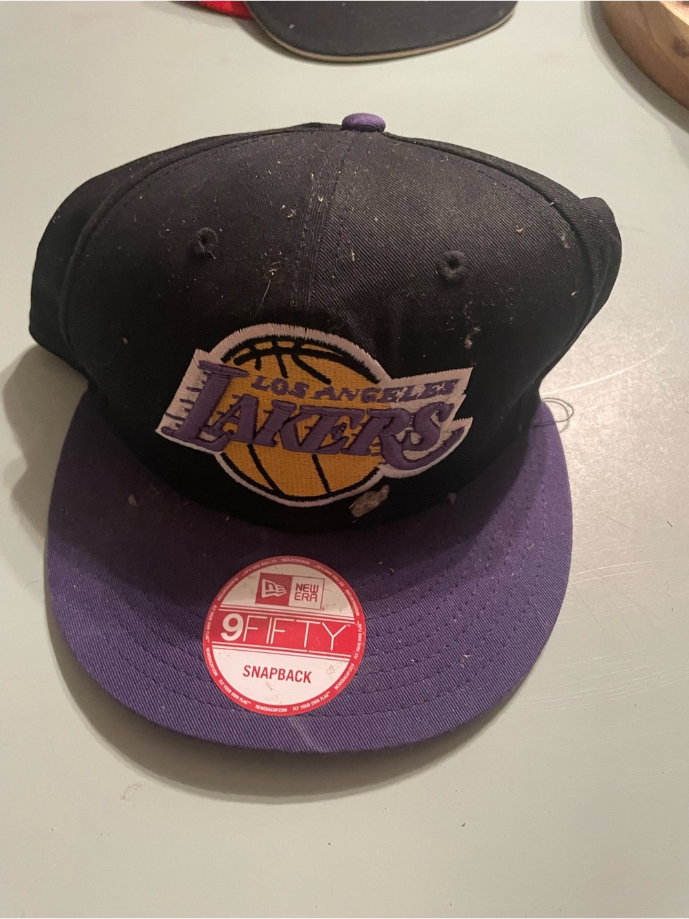 New Era Los Angeles Lakers Black and Purple 9FIFTY Snapback